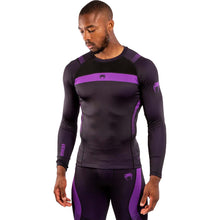 Venum No Gi 3.0 Long Sleeve Rash Guard Black-Purple