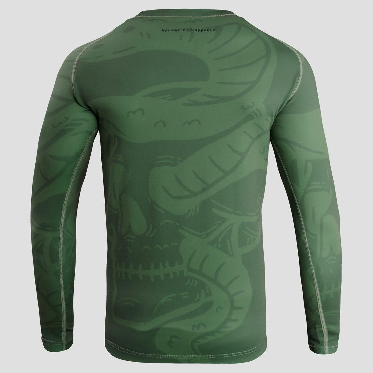 Fumetsu Snake Eyes Long Sleeve Rash Guard - Khaki FUM-0197KH