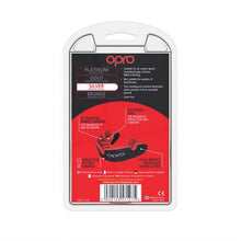 Opro Junior Silver Gen 4 Mouth Guard Black/Red
