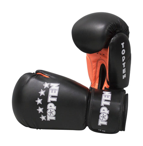 Top Ten R2M 2016 Boxing Gloves 10oz Black-Orange