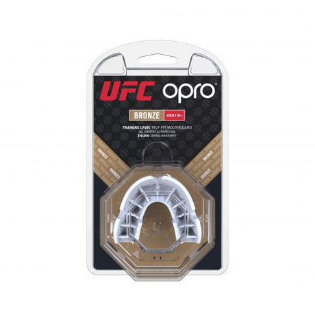 Opro UFC Bronze Mouth Guard White