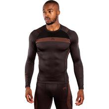 Venum No Gi 3.0 Long Sleeve Rash Guard Black-Brown