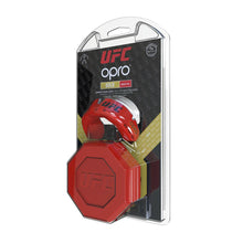 Opro Junior UFC Gold Mouth Guard Red Metal/Silver