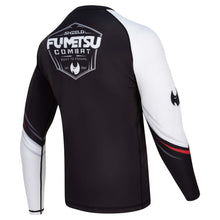 Fumetsu Shield Long Sleeve Rash Guard Black-White-Red
