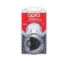 Opro Silver Twin Pack Gen 4 Mouth Guard Black/White