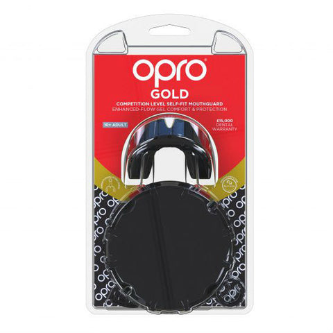 Opro Gold Gen 4 Mouth Guard Black/Gold