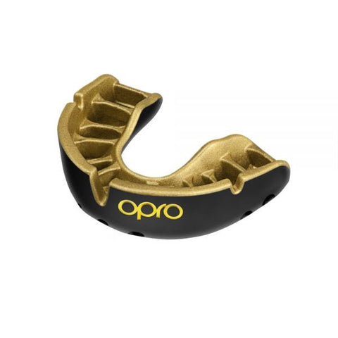 Opro Junior Gold Gen 4 Mouth Guard Black-Gold