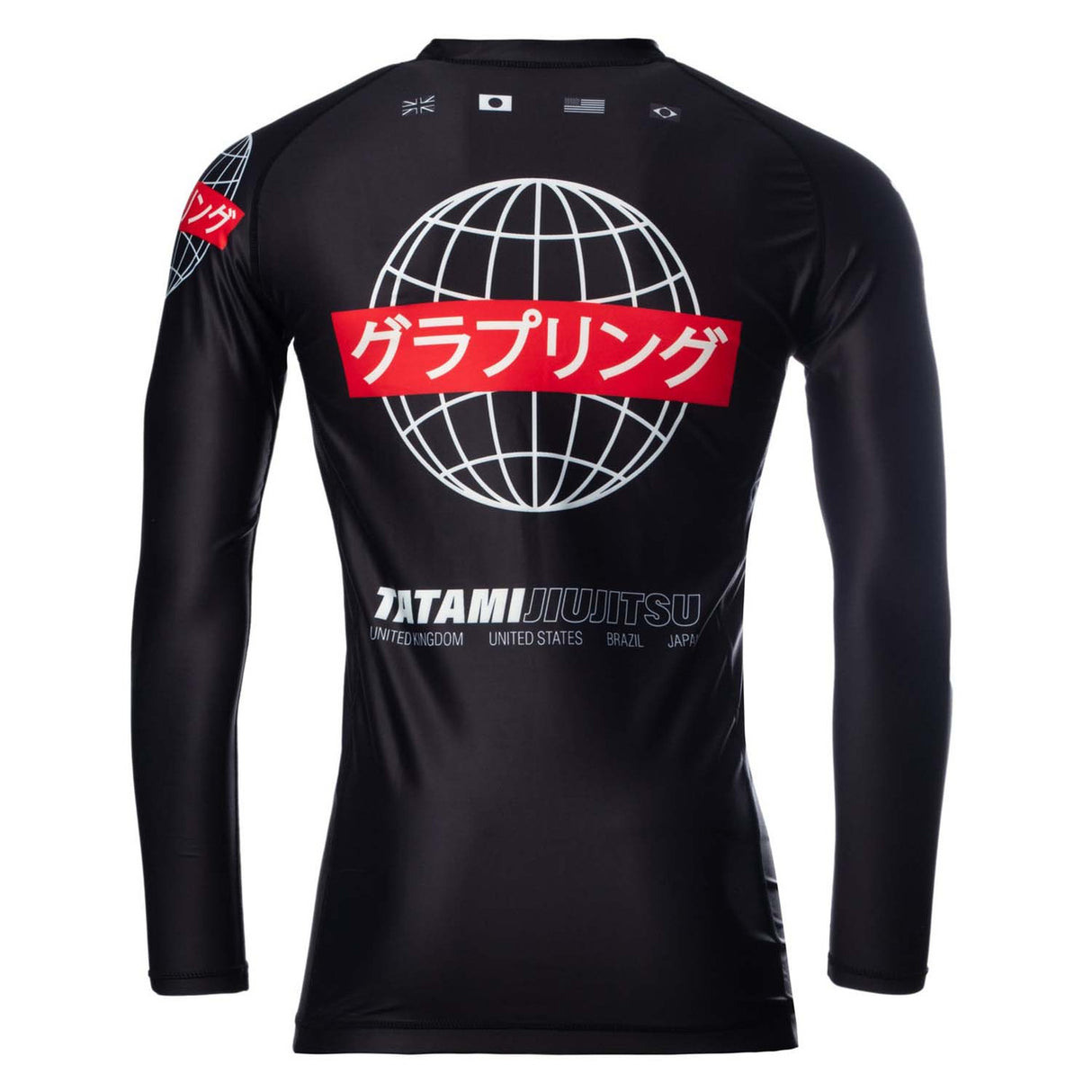 Tatami Global Long Sleeve Rash Guard Black