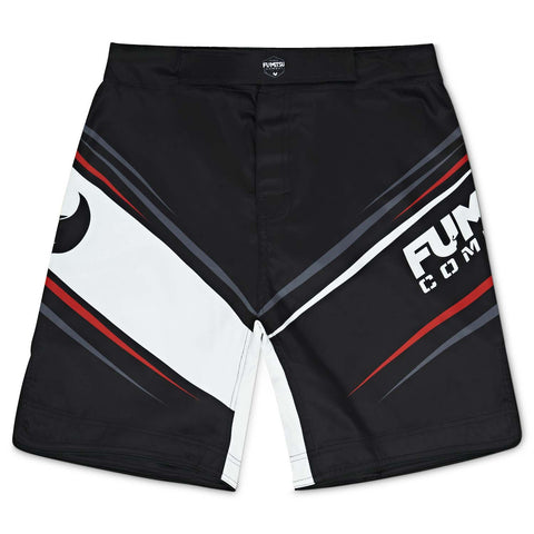 Fumetsu Shield Fight Shorts Black-White-Red