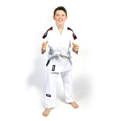 Fumetsu Kids Shield BJJ Gi  White