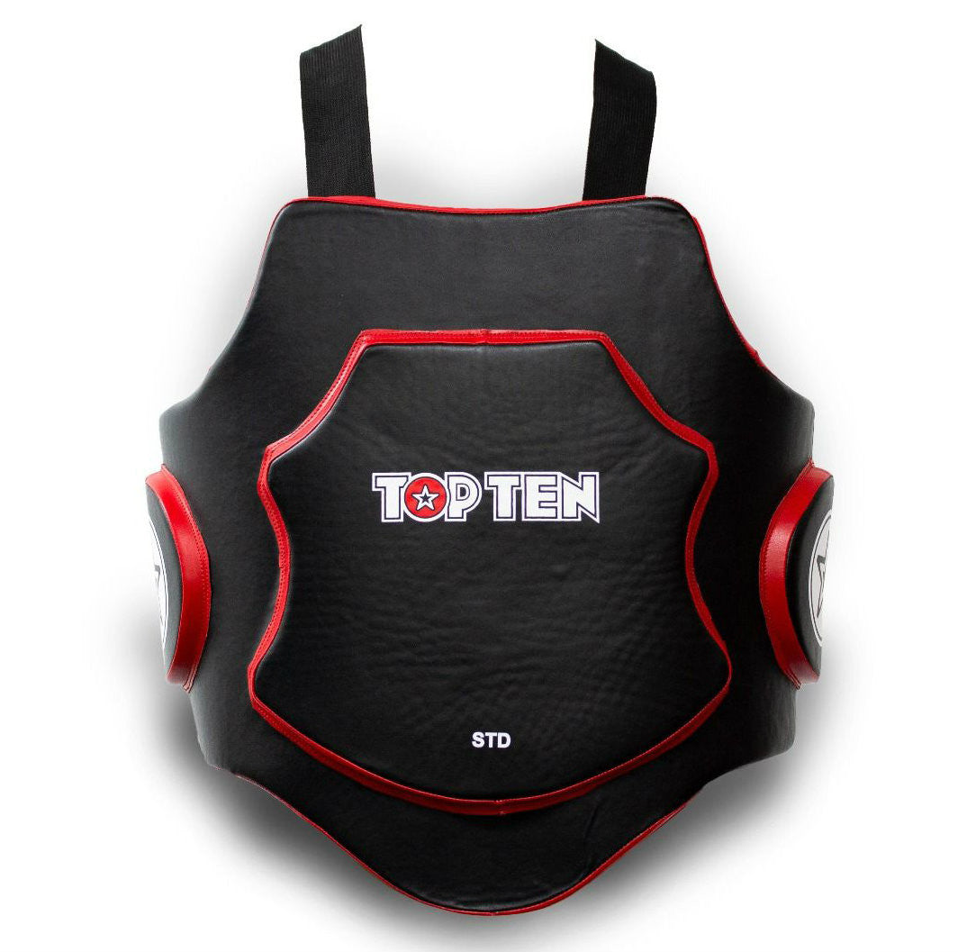 op Ten MMA Belly Protector Black/Red