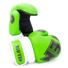 Top Ten Glossy Block Pointfighter Gloves Green-White