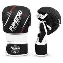 Fumetsu Shield MMA Sparring Gloves Black-White-Red